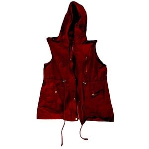 Maroon Autumn Vest